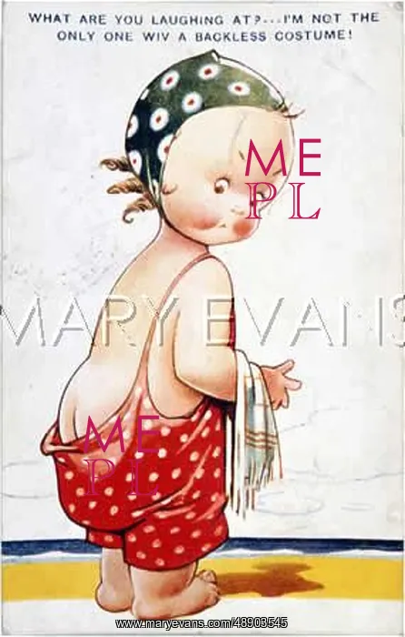 : COMIC POSTCARD / SWIMWEAR : COMIC POSTCARD / SWIMWEAR