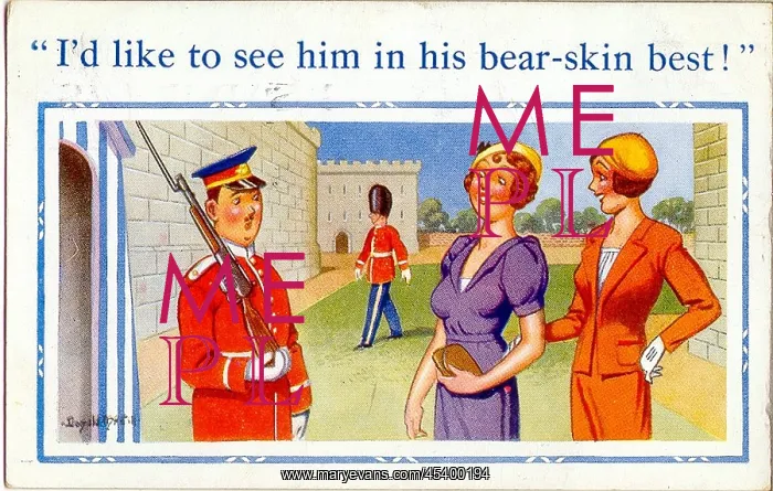 : Comic postcard, Women and soldiers : Comic postcard, Women and soldiers