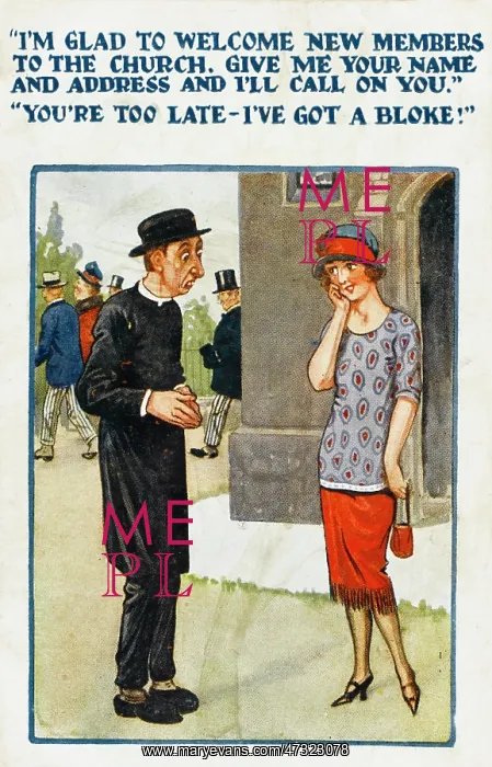 : COMIC SEX / VICAR 1920S : COMIC SEX / VICAR 1920S