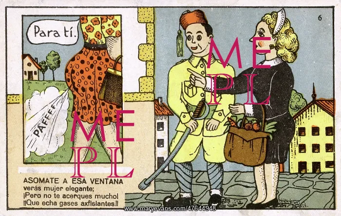 : Comic Spanish postcard : Comic Spanish postcard