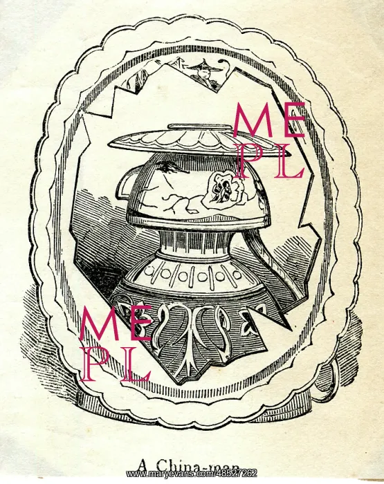 : Comic visual and verbal pun -- A China-man : Comic visual and verbal pun -- A China-man