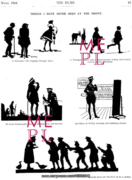 : Comic wartime scenes on the Western Front : Comic wartime scenes on the Western Front