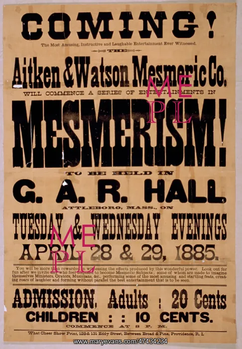 : Coming! Aitken & Watson Mesmeric Co. will commence a series : Coming! Aitken & Watson Mesmeric Co. will commence a series