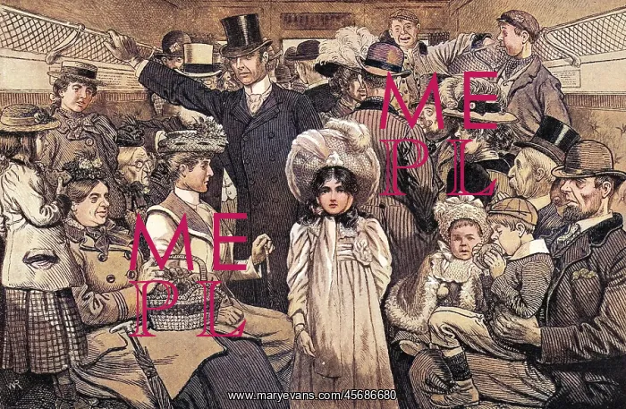 : Coming to see the Coronation Procession by W. Ralston : Coming to see the Coronation Procession by W. Ralston