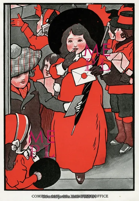 : Coming out of the Post Office by Charles Robinson : Coming out of the Post Office by Charles Robinson