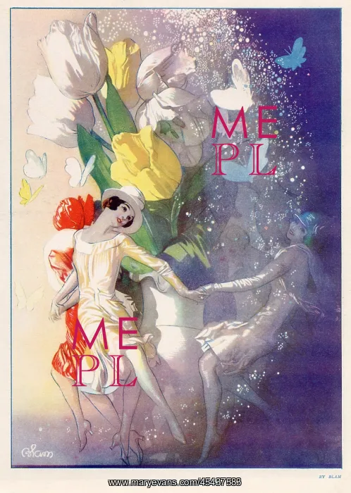 : The Coming of Spring by Edmund Blampied : The Coming of Spring by Edmund Blampied