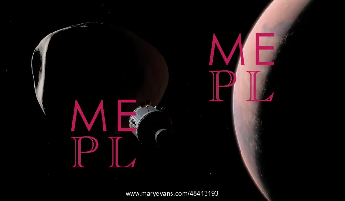: A command module begins a close approach to Phobos : A command module begins a close approach to Phobos