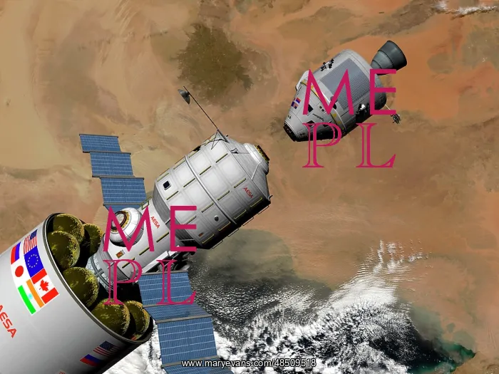  : A command module prepares to dock with a Phobos mission ?
