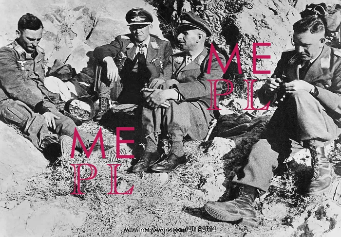 : Command post of Colonel Bruno Oswald Braeuer on Crete, 1941 : Command post of Colonel Bruno Oswald Braeuer on Crete, 1941