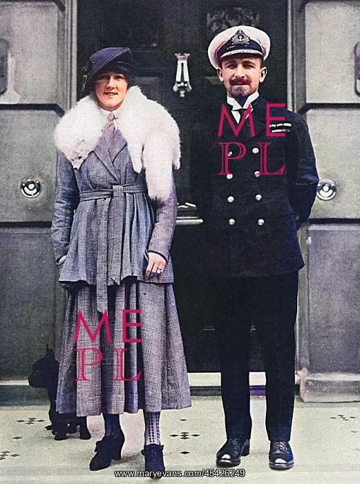 : Commander and Mrs C. R. Samson, WW1 : Commander and Mrs C. R. Samson, WW1