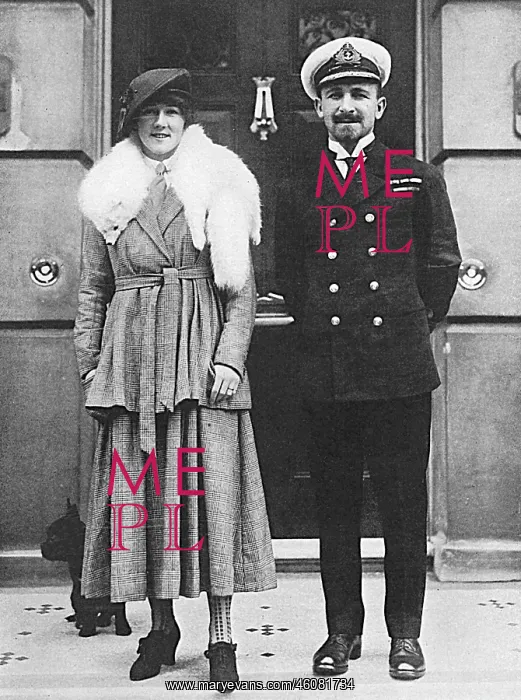 : Commander and Mrs C. R. Samson, WW1 : Commander and Mrs C. R. Samson, WW1