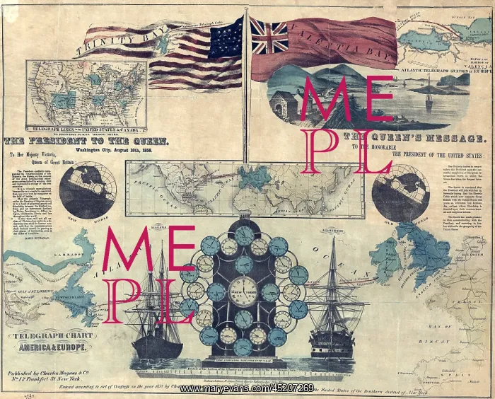 : Commemoration of Atlantic Cable, 1858 : Commemoration of Atlantic Cable, 1858