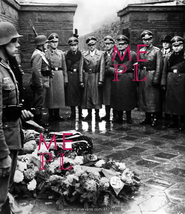 : Commemoration of the battles at Langemarck, 1940 : Commemoration of the battles at Langemarck, 1940