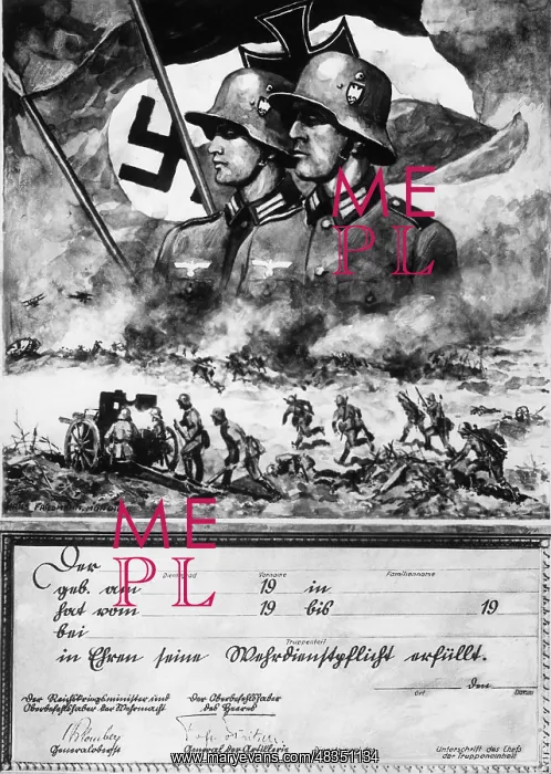 : Commemorative document from the Wehrmacht, 1933 to 1939 : Commemorative document from the Wehrmacht, 1933 to 1939