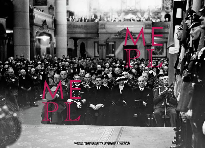: Commemorative service for Paul von Hindenburg in Berlin : Commemorative service for Paul von Hindenburg in Berlin