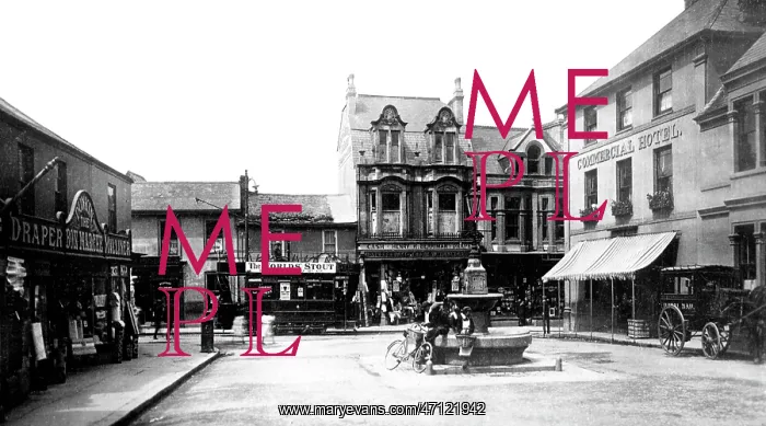  : Commercial Square, Camborne, early 1900s