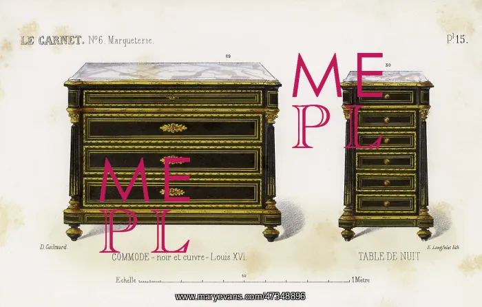 : COMMODE, TABLE DE NUIT : COMMODE, TABLE DE NUIT