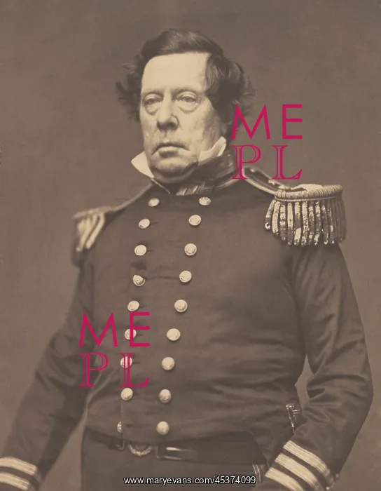 : Commodore Matthew Perry, in photo by Mathew : Commodore Matthew Perry, in photo by Mathew