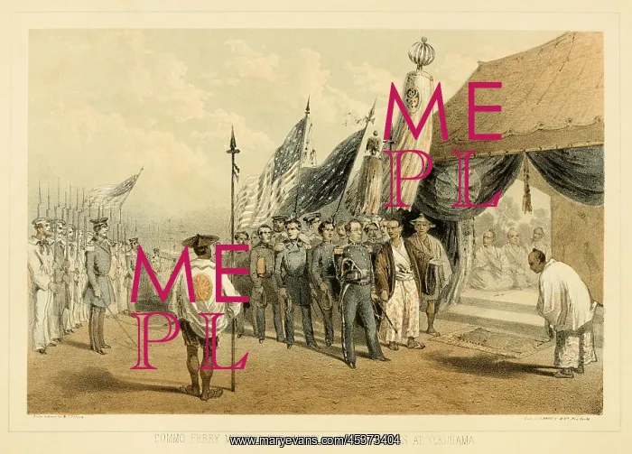 : Commodore Perry meeting the Imperial Commissioners : Commodore Perry meeting the Imperial Commissioners