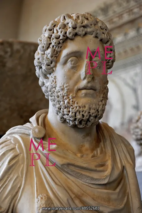 : Commodus (161-192). Roman Emperor from 180 to 192. Bust : Commodus (161-192). Roman Emperor from 180 to 192. Bust