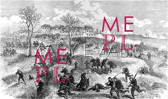  : Communards retreating from the Chatillon Plateau; Paris Comm