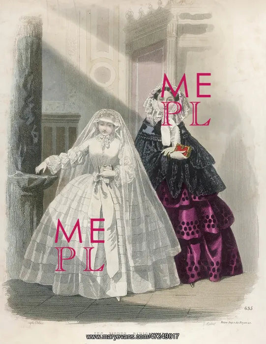 : Communion Girl 1850 : Communion Girl 1850