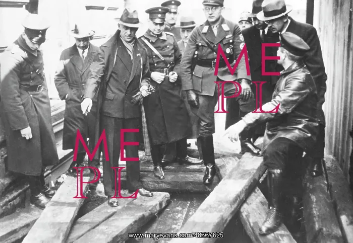 : Communist bomb attack in Hamburg, circa 1930s : Communist bomb attack in Hamburg, circa 1930s