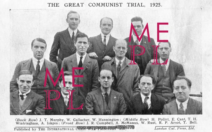 : Communist defendants 1925 : Communist defendants 1925