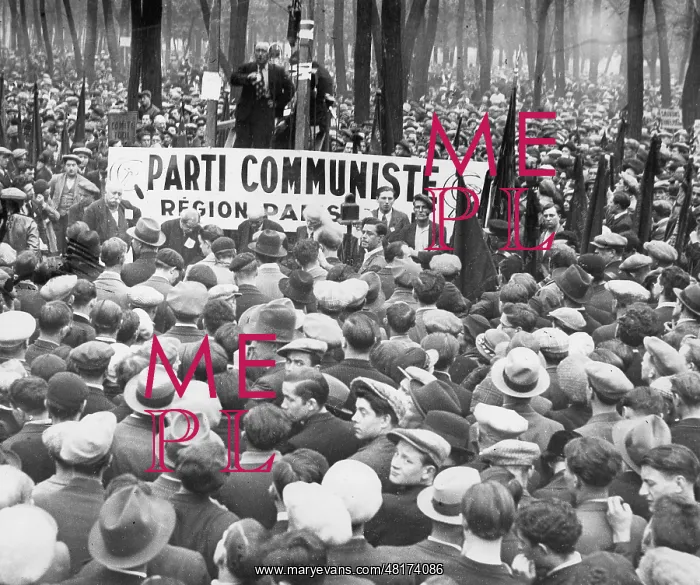 : Communist demonstration in Paris, 1934 : Communist demonstration in Paris, 1934