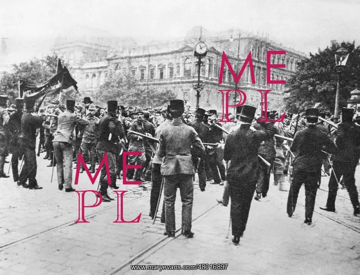 : Communist demonstration in Vienna, Austria : Communist demonstration in Vienna, Austria