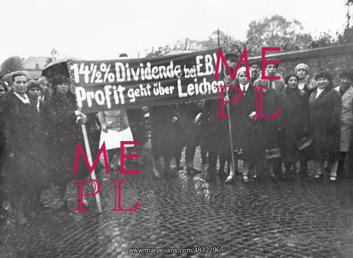 : Communist protests after the colliery disaster of Alsdorf : Communist protests after the colliery disaster of Alsdorf