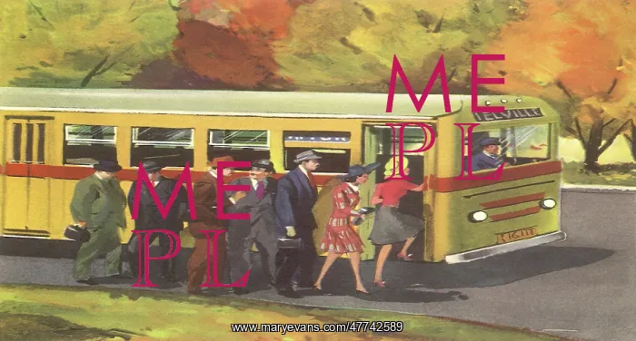  : Commuters Board Bus