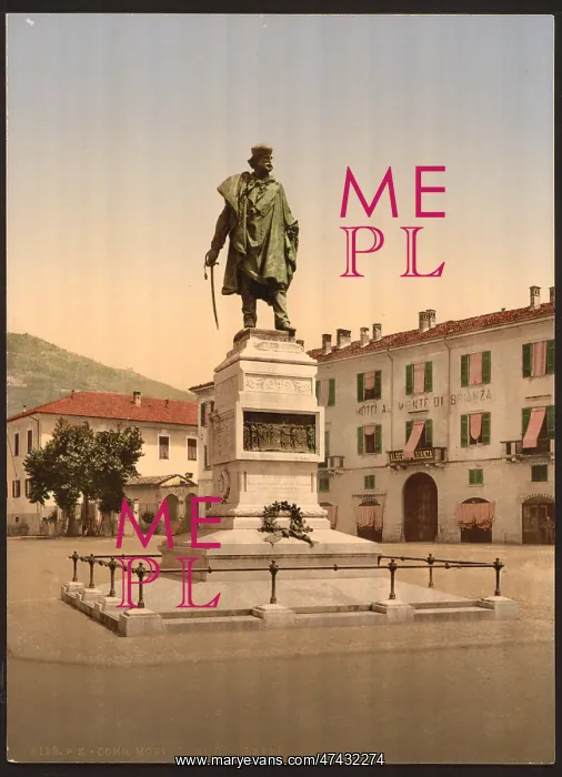 : Como, Garibaldi Monument, Lake Como, Italy : Como, Garibaldi Monument, Lake Como, Italy