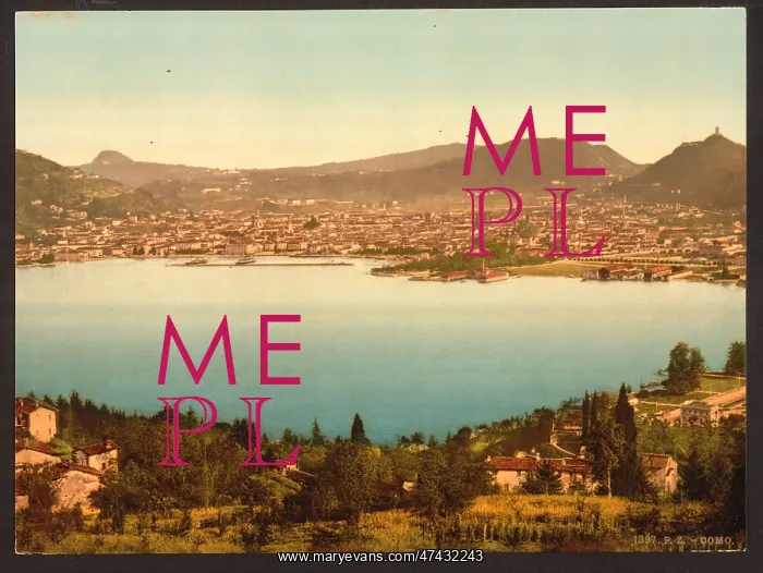 : Como, general view, Lake Como, Italy : Como, general view, Lake Como, Italy