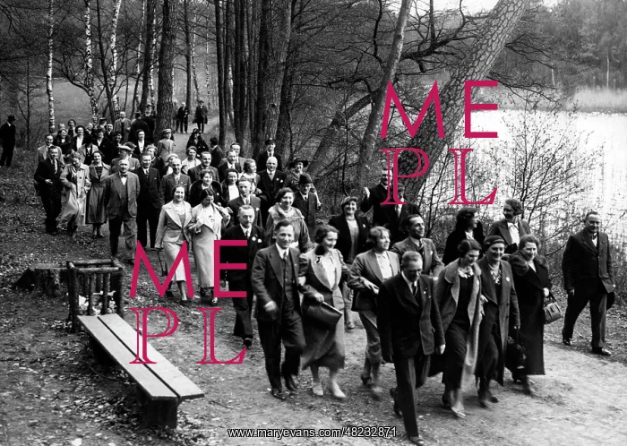 : Company outing at Liepnitzsee, 1936 : Company outing at Liepnitzsee, 1936