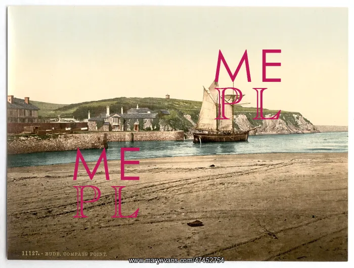 : Compass Point, Bude, Cornwall, England : Compass Point, Bude, Cornwall, England