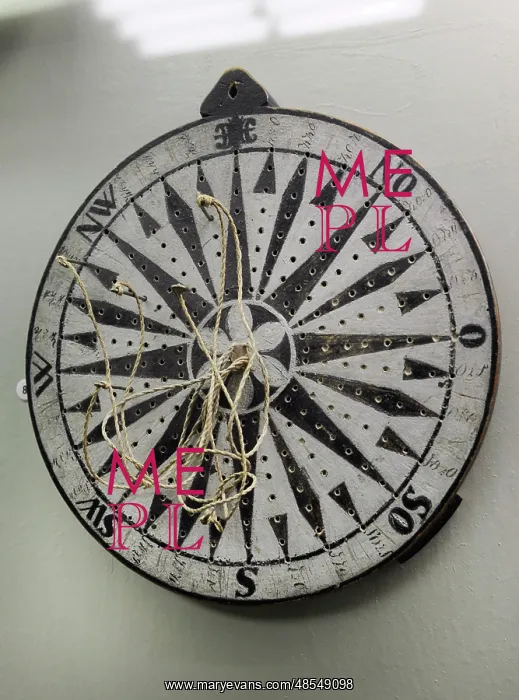 : A compass rose. 18th century : A compass rose. 18th century