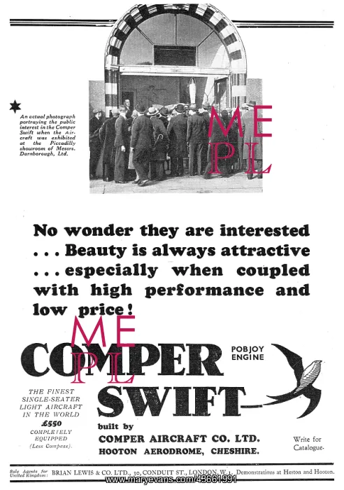 : Comper Swift - Pobjoy Engine : Comper Swift - Pobjoy Engine
