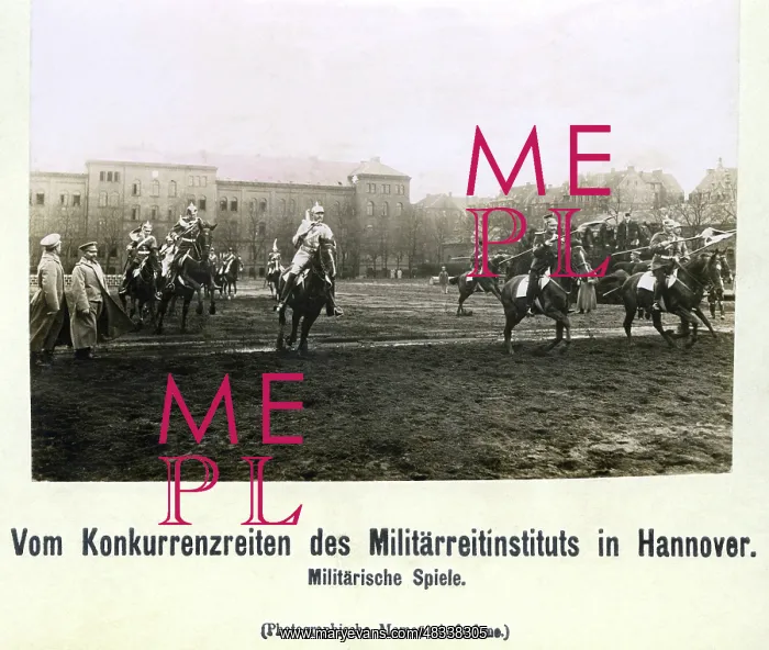 : Competition riding in Hanover, 1908 : Competition riding in Hanover, 1908