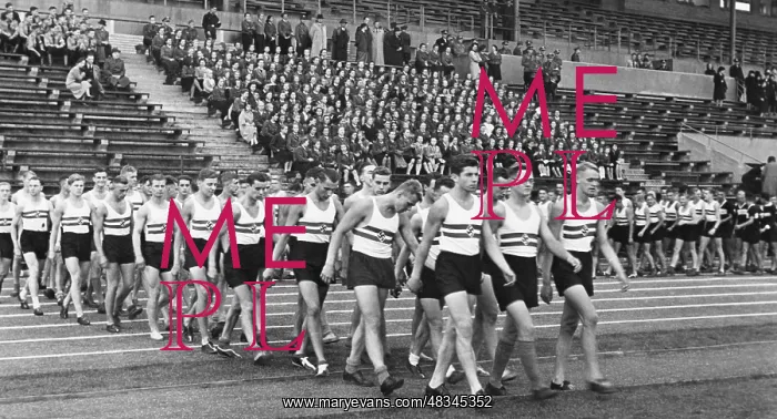 : Competition at the Strahov Stadium in Prague, 1940 : Competition at the Strahov Stadium in Prague, 1940