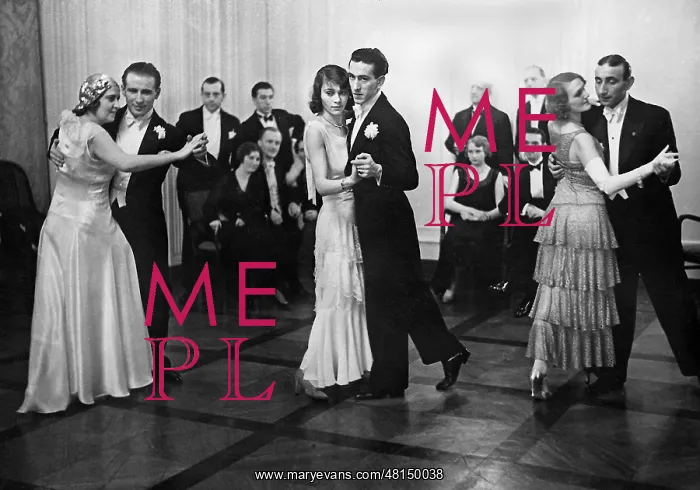 : Competition in tango dancing, 1929 : Competition in tango dancing, 1929