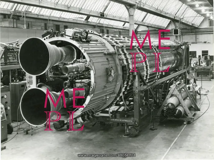 : An almost complete Blue Streak at Stevenage, c1964 : An almost complete Blue Streak at Stevenage, c1964