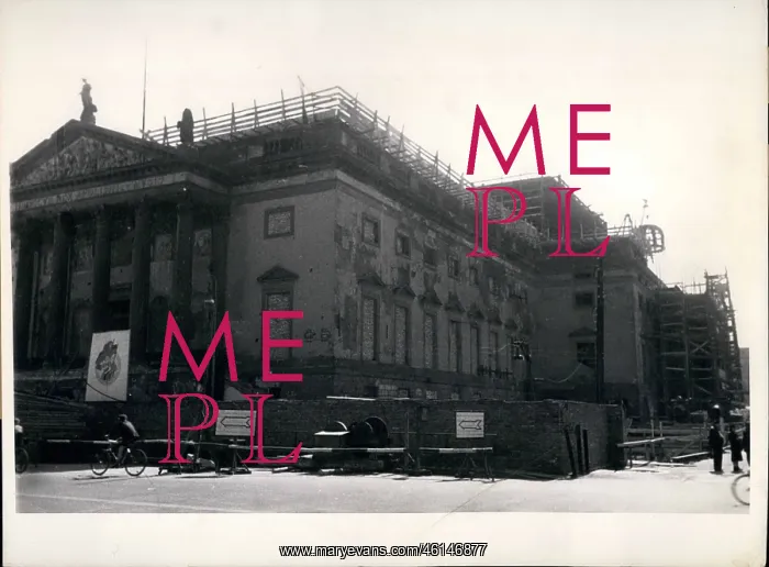 : Completion of former state opera, East Berlin : Completion of former state opera, East Berlin