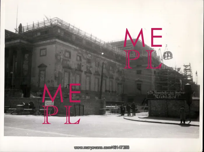 : Completion of former state opera, East Berlin : Completion of former state opera, East Berlin