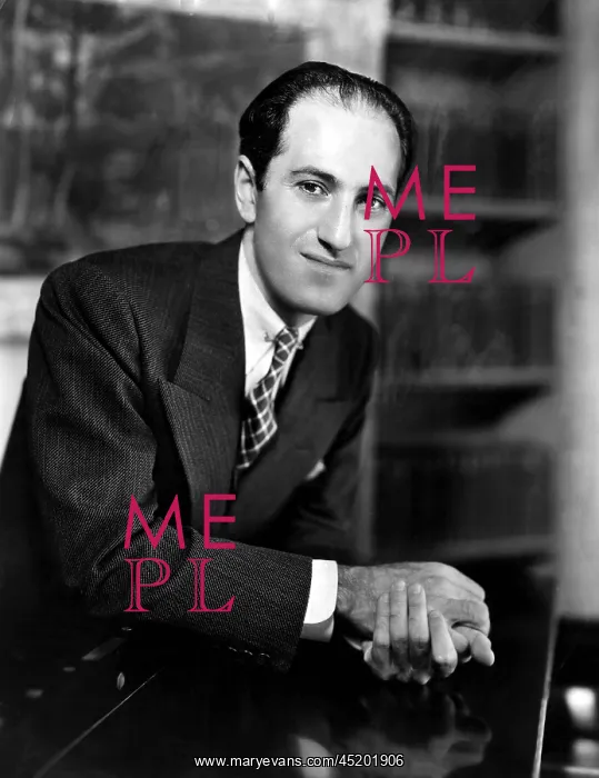 : Composer George Gershwin at the piano in ? : Composer George Gershwin at the piano in ?