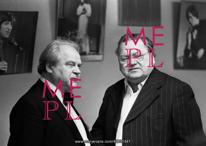 : Composer Tikhon Khrennikov and conductor Yuri : Composer Tikhon Khrennikov and conductor Yuri