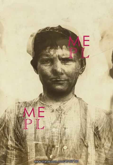: Composite photograph of child laborer made from cotton mill : Composite photograph of child laborer made from cotton mill
