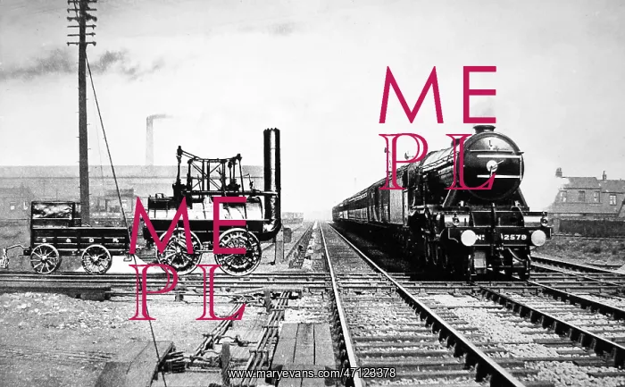  : Composite showing Locomotion and The Flying Scotsman