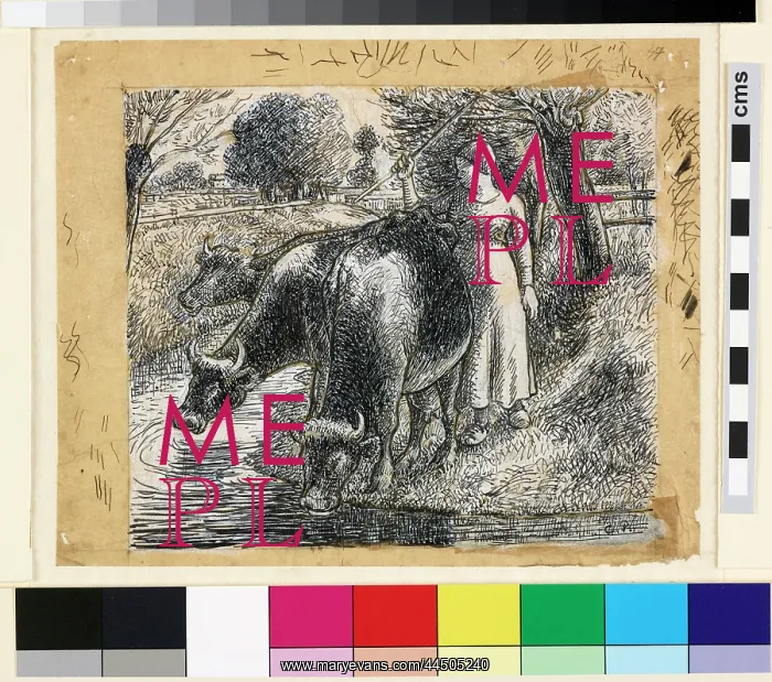 : Compositional study of a Female Cowherd : Compositional study of a Female Cowherd