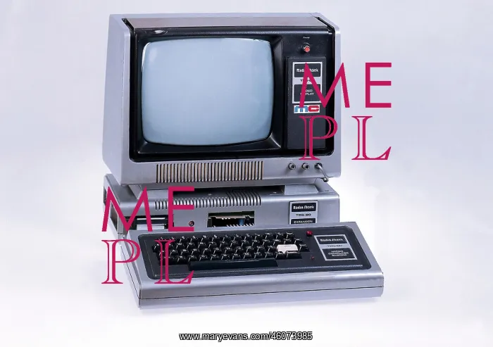 : Computer. Tandy Radio Shack TRS-80 computer, with Zilog Z80-Processor which : Computer. Tandy Radio Shack TRS-80 computer, with Zilog Z80-Processor which